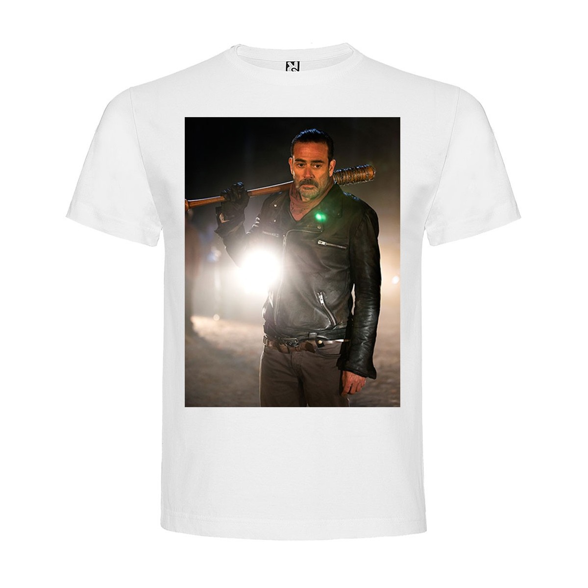 T-Shirt Jeffrey Dean Morgan - col rond homme blanc