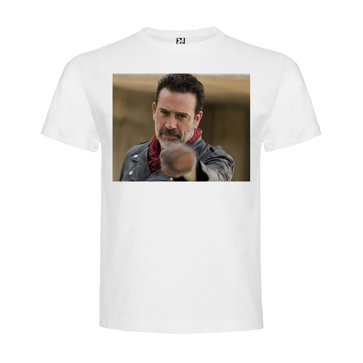 T-Shirt Jeffrey Dean Morgan - col rond homme blanc