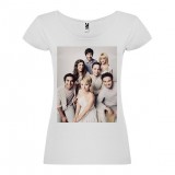 T-Shirt The Big Bang Theory - col rond femme blanc