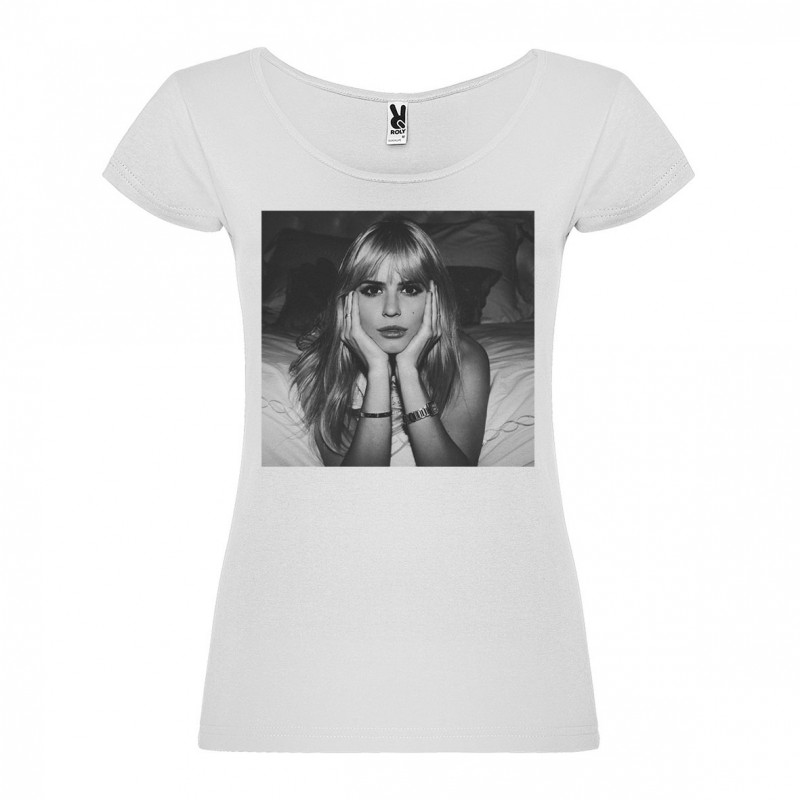 T-Shirt Carlson Young - col rond femme blanc