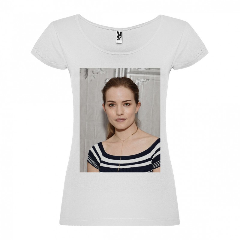T-Shirt Willa Fitzgerald - col rond femme blanc
