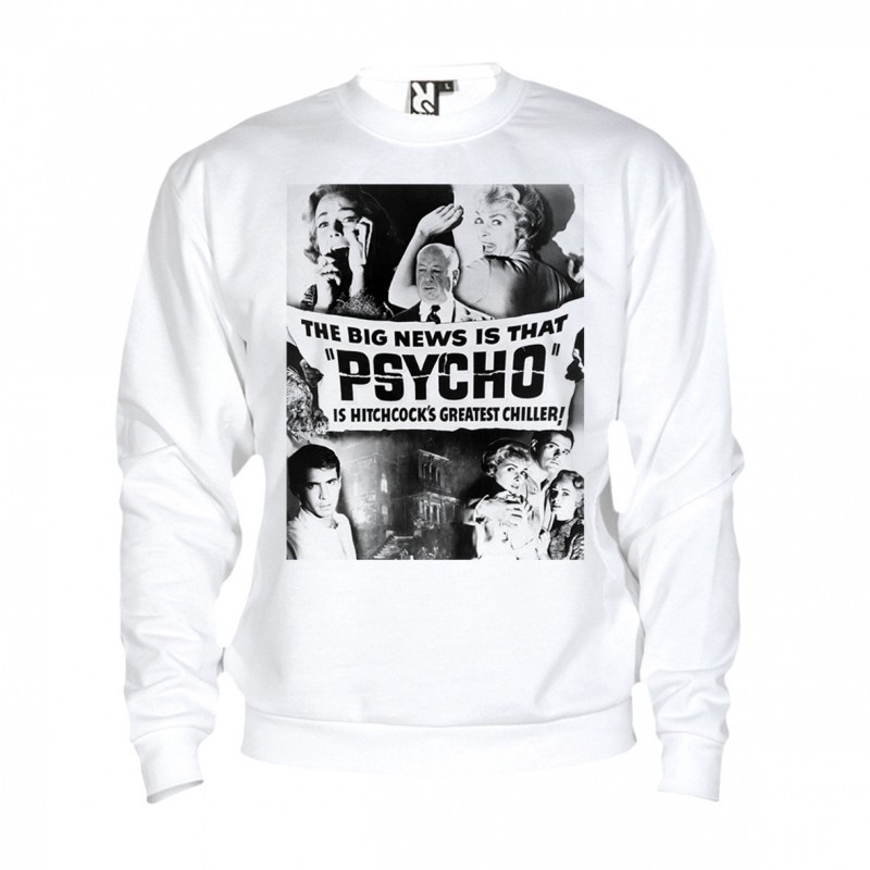 Sweat Psychose - adulte blanc