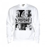 Sweat Psychose - adulte blanc