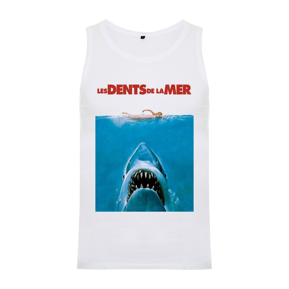 Débardeur Jaws / Les dents de la mer - homme blanc