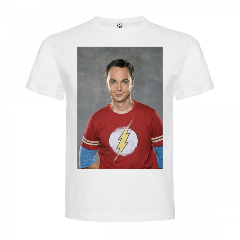 T-Shirt Jim Parsons - col rond homme blanc
