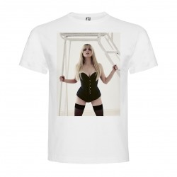 T-Shirt Melissa Rauch - col rond homme blanc